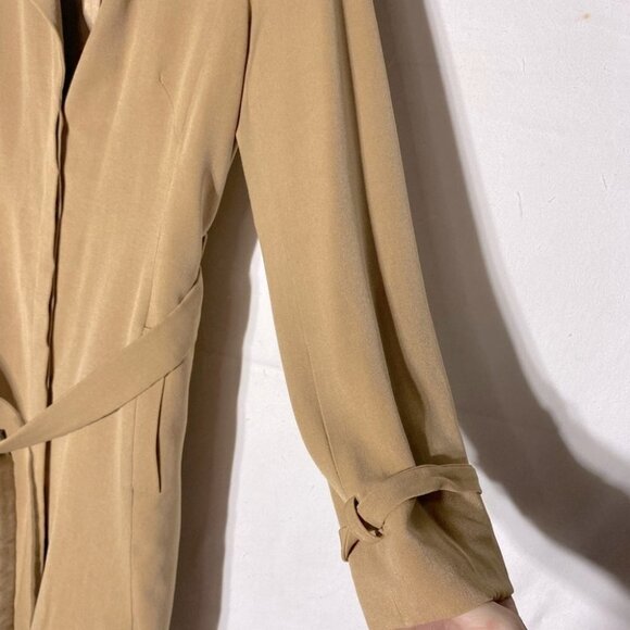 Vintage Rico Salandanan Tan Long Blazer Light Jacket M - Picture 8 of 14